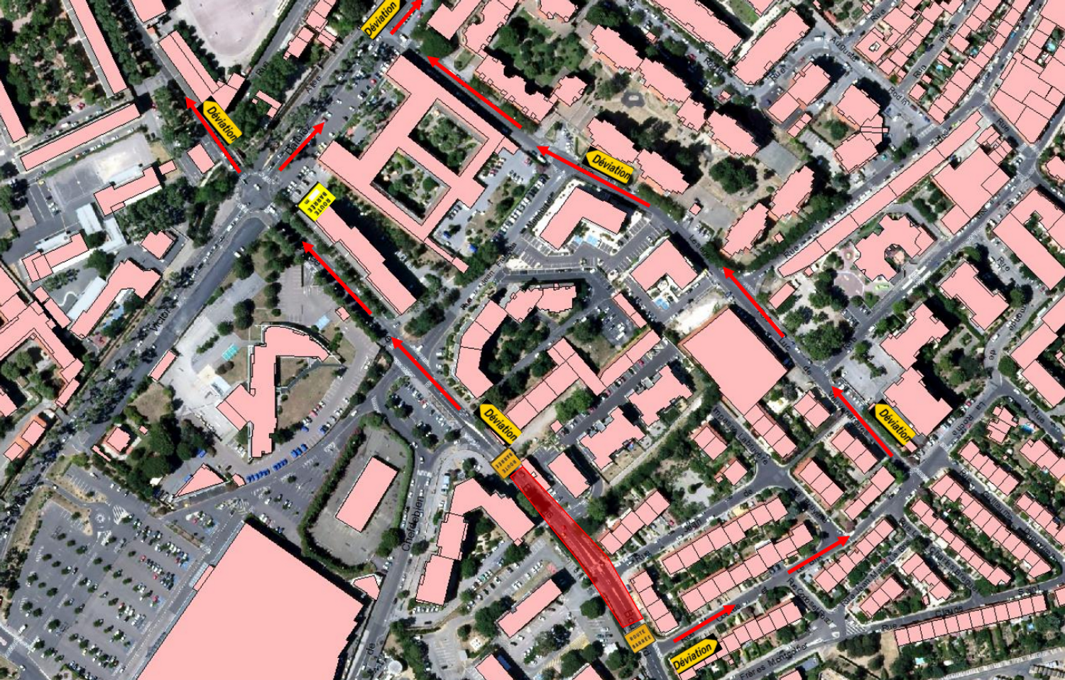 plan de déviation